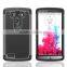 Defender football pattern Three in one waterproof silicone rubber Armor Heavy duty ballistic Case for LG G3