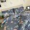 New design reactive printed bedding sets dark gray color printing duvet cover and pillow covers