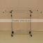 Top quality stainless steel flexible clothes display racks