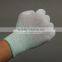 hot sell for 2016 carbon fiber antistatic finger coated working gloves