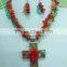 New top sell acrylic statement amber necklace fashion style handmade design