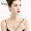 fashion jewelry top design wholesale flower shape diamond cooper cuff ring