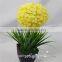 new product 2016 HOT beautiful artificial colored flower ball artificial bossai for decoration