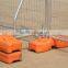 Cheap cost Australia standard temporary construction fence with concrete feet