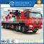 New Design HOWO 8x4 25t truck mounted crane sale
