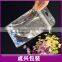 clear plastic zipper bag within printing flower/cell phone mobile case packaging sleeve/transparent poly bag