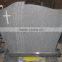 G654 dark grey granite tomb headstone design