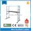 aluminium mobile tower scaffolding