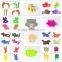 100% food grade soft cute animals rubber toy rattle silicone baby teether