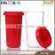 Acrylic tumbler with removable insert wholesale