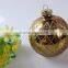 Black & Yellow Christmas Glass Ball, Clear Glass Christmas Ball Ornaments