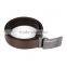 hot punching design brown leather men belt