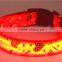 Adjustable Pet Dog Collar Lovely Christmas Flashing LED Safety Puppy Supplies