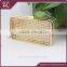 shiny gold metal box frame for lady clutch