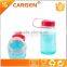 350ml plastic clear wide mouth kids sport water bottle