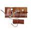 Leather phone Charger Roll Up bag