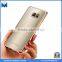 Ultra Thin Clear Crystal TPU Case Electroplating Transparent TPU Cover for Samsung Galaxy S6 Edge