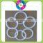 Custom black silicone rubber engine exhaust sealing gasket