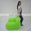Air filled inflatable transparent sofa furniture single leisure inflatable sofa