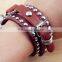 fashion leather bracelet for sale