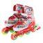 Buy inline skates adjustable four wheel machine moving roller skate for kids with light