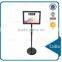 TB-LP-SB1 Silver & Black Color sign poster stands
