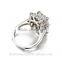 latest simple aaaaa cubic zirconia gold ring design