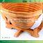 BK016/FDA outdoor picnic hamper for fruit bamboo hamper basket box wholesale