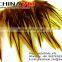 ZPDECOR Directly Sale Top Quality Colored Sunshine Yellow Lace Medium Rooster Cape Feathers