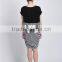 New Women casual shirt dress short sleeves bamboo Plus Size maternity stripe long shirt dress