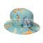 panama fashion wide brim hat fashion floral printing bucket hat