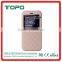 Window diamond Stand Leather Flip Cover PU+TPU Phone Case Cover for iPhone 6 6s plus