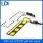New arrival cob daytime running light drl white and yellow daylight car