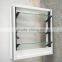 Aluminum window design move glass louver price