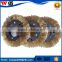 wire scrub brush used for cleaning solid impurites