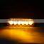 New arrival amber 6LED auto strobe lights, grille emergency flash warning LED strobe light