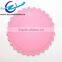 Silicone Table Pad Round Placemat Rose Drink Cushion Heat Resistant Cup Coaster