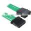 4 Pin IDE To LP4 Connector Extension 45cm - Sleeved Cable Green / Black