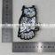 2016 Hot Selling Patches Embroidery Iron on Embroidery Owl Pattern Patch Trim