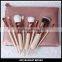 Best Selling Products 8 piece cosmetics brush set make up tools Wholesale Beauty rose gold makeup brush supply