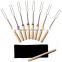 Marshmallow Roasting Sticks Set of 8 Telescoping Forks Smores Hot Dog Skewers. Extendable 32 inch