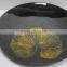 Lacquerware handicrafted, round plate with handpainted pattern from Vietnam