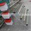 Poultry farm house design A type layer chicken cage for 96 egg chicken