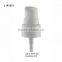 White plastic 24/410 fragrance essence lotion pump,personal cream pump for bottle,cosmetic skin cream pump