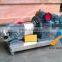 stainless steel heat jacket chocolate transfer pump