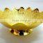 Return gift, new design corporate gift item home decoration brass gold plated tray