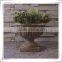 Fiberglass Outdoor Fluted Imitate Natural Stone Planters