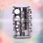 BSCI audit factory glass herb jar set with revolving stand