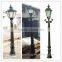  China hot sell cast iron outdoor light pole , garden light pole , cast iron light pole