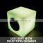 wireless bluetooth speaker with led light/ mini portable bluetooth speaker/ cube bluetooth speaker table lamp